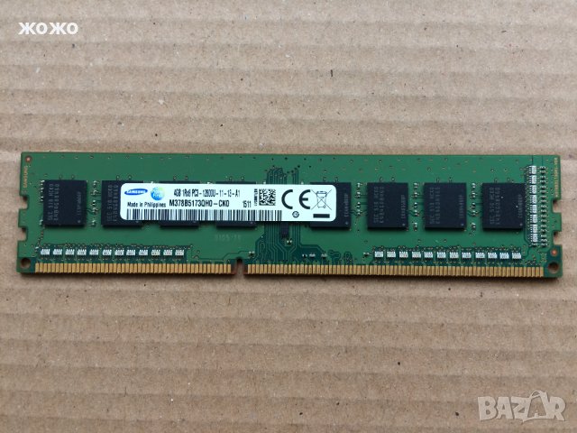  Рам памет Samsung 4GB DDR3 1600MHz PC3-12800 CL11 240-Pin, снимка 1 - RAM памет - 34248046