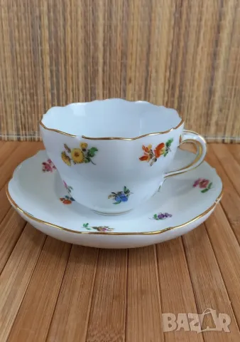 Чаша и подложна чинийка - Meissen