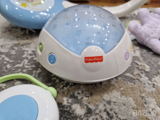 Въртележка за кошара Fisher price , снимка 3 - Музикални играчки - 53569529