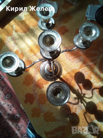 Свещник стар 25857, снимка 11 - Антикварни и старинни предмети - 34369564