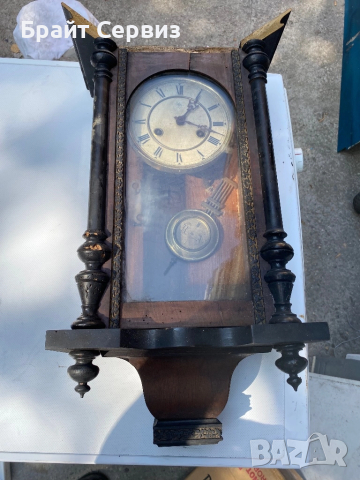 Стенен часовник JUNGHANS, снимка 4 - Антикварни и старинни предмети - 51700963