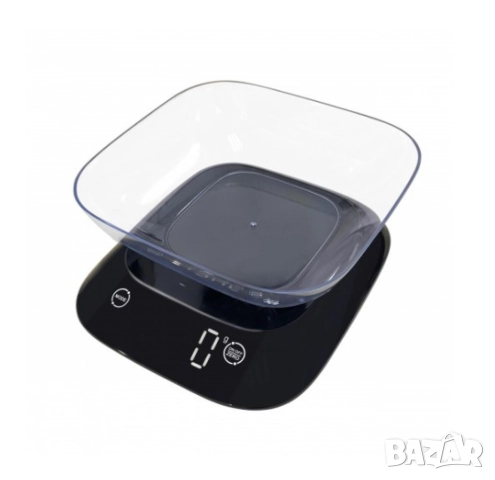 Кухненска везна с купа Rosberg Premium, 5 кг., 3xAAAбатерии , LED екран, Черен, 2 ГОДИНИ ГАРАНЦИЯ, снимка 6 - Друга електроника - 51948119