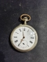 Швейцарски джобен часовник с посребрени капаци 1925г. - 10 РУБИНА, снимка 1