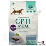 OptiMeal Adult Cat Extra Shine Cod Fish 4кг - за Котки - с риба Треска, снимка 1 - За котки - 35840872