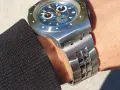 БАРТЕР! Масивен Swatch Chronograph, снимка 4