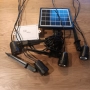 Комплект от 4 броя соларни прожектора за градина, топла светлина, 5000 mAh, IP66, 3 режима, снимка 7