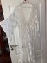 Нова бяла плажна наметка парео  дантела кафтан плажна бяла дантелена туника дълга риза , снимка 5