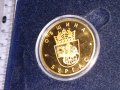 РЕПЛИКА на ЗЛАТНА МОНЕТА ИМПЕРАТОР КОНСТАНТИН IV ПОГОНАТ 668-685г. ОБЩИНА БУРГАС МИНТ с КУТИЯ 38733, снимка 5