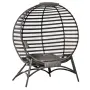 Градински стол Outsunny Papasan, 2 - местен с възглавница, снимка 10