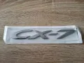 Сребрист надпис Mazda CX-7, снимка 1