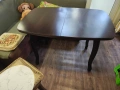 Трапезна кухненска разтегаема маса 140/70 венге, снимка 2