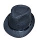 Черна шапка лятна бомбе унисекс V:8423-9