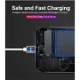 Micro USB кабел 1TECH JYS-003M, 5A, 1 м, USB-A, за зареждане и данни, бял, снимка 10