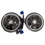 Комплект 7-инчови LED фарове 50 W с мигач, снимка 2