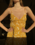 Жълта рокля, размер XS, снимка 1 - Рокли - 44827800
