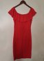 Нова - 40% Reserved червена рокля L размер с волан, снимка 2