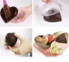 3D 3 Размера сърце форма Поликарбонатна отливка калъп молд за шоколад Шоколадова торта украса молд, снимка 9