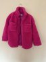 H&M розово пухкаво палтенце - 8-10 год., снимка 1 - Детски якета и елеци - 44397314