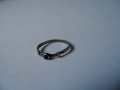 сребърен пръстен Д, снимка 6