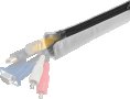 калъф за кабел, кабелен сноп, аранжиране на кабели, 2 цвята, немски, Германия, снимка 13