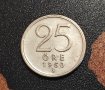 Монетa Швеция 25 йоре, 1950 , снимка 1