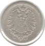 Germany-5 Pfennig-1876 C-KM# 3-Wilhelm I-type 1-large shield, снимка 2