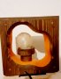 Страхотна дизайнерска дървена лампа, снимка 5