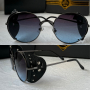 Dita 2023 мъжки дамски слънчеви очила кръгли с кожа 3 цвята