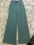 Дамски панталон широк в зелен цвят, , снимка 2