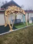 Модулна дървена беседка квадросфера, снимка 1