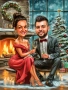 Персонализирана коледна карикатура, снимка 1