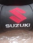 Хубави изцяло кожени възглавнички с бродирано лого Suzuki, снимка 2