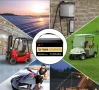 LifePo4 акумулатор 12V 100Ah 1280W , 12,8В 100Ах 1280Ват часа литиевойонна батерия с дисплей, снимка 7