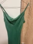 Сатенена рокля в зелено, снимка 8