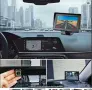 Задна Камера за Паркиране 5MP 4LED HD с монитор с сензор парктроник НОВО пълен комплект →, снимка 6