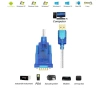 Конзолен кабел Cisco, сериен кабел Rj45 към DB9 и RS232 към USB (2 в 1 ), снимка 7