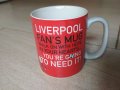 фен чаша на футболен отбор Liverpool оригинална , снимка 1 - Фен артикули - 41378482