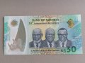 Банкнота - Намибия - 30 долара (юбилейна) UNC | 2020г., снимка 1 - Нумизматика и бонистика - 41227639