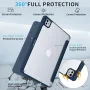 Нов Смарт калъф за iPad Pro 11 M4 2024, тънък дизайн, триъгълна стойка, снимка 3
