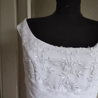Бяла  булчинска рокля , снимка 3 - Сватбени рокли - 40269143