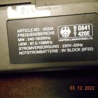 Elta 4533A radio clock alarm, снимка 10 - Други - 39028251