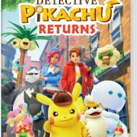 [NINTENDO Switch] НАЙ-ДОБРА Цена ! Detective Pikachu Returns / чисто Нови, снимка 2 - Игри за Nintendo - 42512955