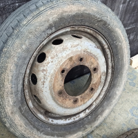 гума с джанта Форд транзит-двойна гума, снимка 1 - Гуми и джанти - 44730481