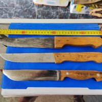 Стар български кухненски нож три броя, снимка 4 - Ножове - 42098876
