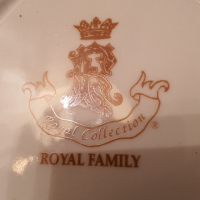 Royal Family–Авторска Италианска Керамика, Сервиз 6 чашки+6 чинийки., снимка 8 - Сервизи - 36333558