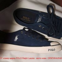 марка POLO RALPH LAUREN ОРИГИНАЛНИ размер 37 , снимка 4 - Кецове - 33840109