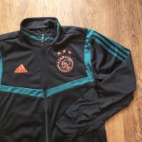 adidas ajax amsterdam trak jacket - страхотно мъжко горнище 100% оригинал отлично състояние , снимка 6 - Спортни дрехи, екипи - 40981747