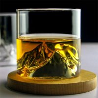 2бр Ефектна триизмерна чаша за уиски планина, снимка 4 - Чаши - 41503010