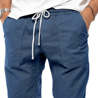 Мъжки ежедневни едноцветни панталони, 5цвята , снимка 12 - Панталони - 44825328