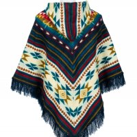 Автентично еквадорско дамско вълнено пончо, различни цветове, снимка 7 - Блузи с дълъг ръкав и пуловери - 35855910